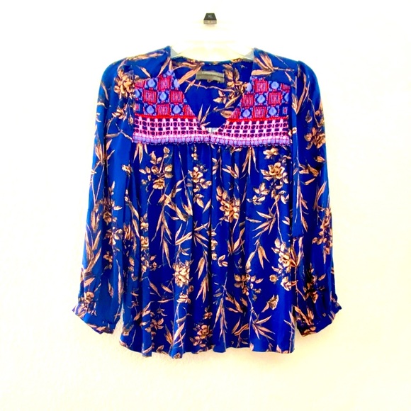 Anthropologie Boho Floral Top - Picture 2 of 15